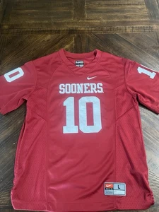 Oklahoma Sooners Trikot Jungen Large rot Nike Fußball #10 - Bild 1 von 7
