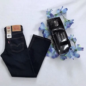 Levi's NWOT 511 Slim Dark Wash Jeans Boys 7X - Picture 1 of 9