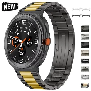 Para Samsung Galaxy Watch 8 Clásico Ultra 47mm Correa Titanio Banda Eslabón Pulsera - Imagen 1 de 16
