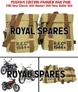 PEGASUS COLOR PANNIER PAIR Fit For RE New Classic 350/Hunter 350/New Bullet 350 - Picture 1 of 16