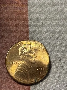 2018 D CENT/PENNY MAGOR ERROR DOUBLE STRUCK ONE OF A KIND FIRST EVER INSAIN!! - Picture 1 of 7