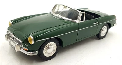 Corgi escala 1/18 95106 - 1963 MG MGB Roadster verde - con zócalo de madera Foto 1 de 4