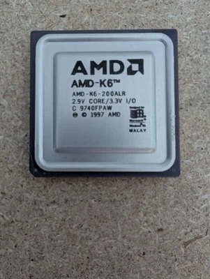 Vintage AMD K6 200 ALR Socket 7 CPU Tested - Image 1 of 2