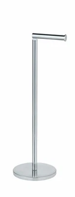 Porta carta igienica WENKO, 17 x 21 x 54 cm, argento MERCE DI SERIE B - Immagine 1 di 4