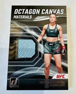 Maycee Barber 2023 Panini Donruss UFC Octagon Canvas Event Used Mat Card - Foto 1 di 1