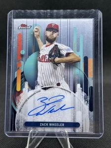 2025 Topps Finest - Finest Autographs Zack Wheeler #FA-ZW Phillies - Picture 1 of 2
