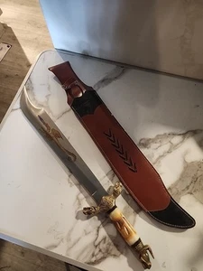 Vintage Chipaway Cutlery Hunting Knife Dragon Slayer I 25" CW-20SC Stainless - Picture 1 of 12