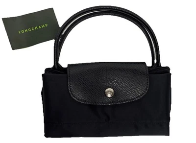 LONGCHAMP  Le Pliage Green S Handbag Black - Recycled canvas New - Image 1 of 4
