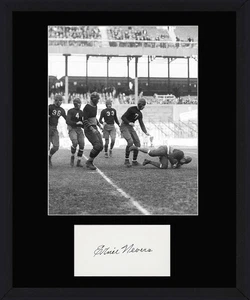 Ernie Nevers Signed Autographed Index Card Framed Display Chicago Bears PSA/DNA - Picture 1 of 3