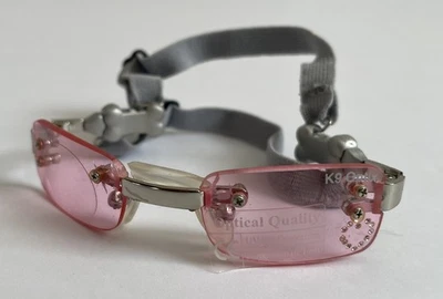 GAFAS DE SOL ILS TALLA X-SM Lente Rosa 100% BLOQUE UV PARA PERROS 1-10 LIBRAS Foto 1 de 4