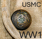 WWI WW1 US MARINE CORPS USMC MOUNTED CALVARY P-1914 CANTEEN SET, USMC EGA SNAPS!