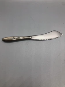 Vintage Sterling Handtuch Rose Solitär Butterstreuer 44 g 7 Zoll - Bild 1 von 8