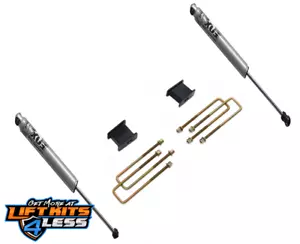 MaxTrac 2" Blocks & U-bolts W/rear Fox Shocks 900420F - Picture 1 of 3