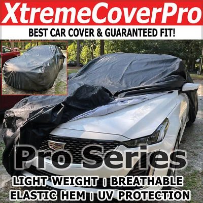 2016 2017 2018 CADILLAC CTS CTS-V SEDAN BREATHABLE CAR COVER W/MIRRORPOCKET-BLAC - Image 1 of 4