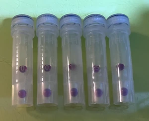 2 x Ruby Pearl Co 4mm Lab Grown Ruby Pearls best AAA Quality