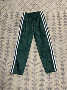 Charles River Unisex Mens Womens Tear Away Green Track Pants Basketball Sz XL - Picture 1 of 10