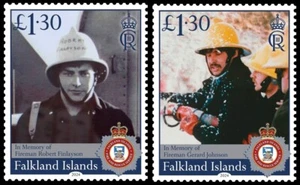 ISOLE FALKLAND 2024 POMPIERI IN MEMORIA POMPIERE POMPIERI POMPIERI VIGILI DEL FUOCO - Foto 1 di 1