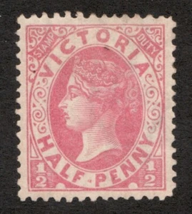 1884-86 Victoria, Australia Sc# 146a, Half-Penny, QV, Salmon. MH Cv$42.50 - Picture 1 of 1