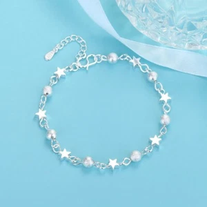 New Star Sterling Silver Bracelets for Women Fashion Jewelry Gifts for Girls - Picture 1 of 6