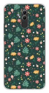 Coque en silicone imprimée compatible Huawei Mate 20 Lite Liberty monstera - Foto 1 di 3
