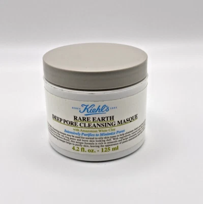 Kiehl's Clay Face Mask Rare Earth Deep Pore Cleansing Face Mask 125ml A19 - Image 1 of 4