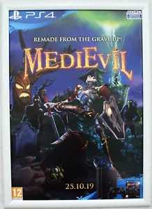 Medievil RARE PS4 42cm x 59cm Promotional Poster - Picture 1 of 1