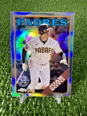 Juan Soto 2023 Topps Chrome #88CU-3 1988 Silver Refractor New York Yankees - Image 1 of 2