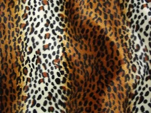 Faux Fur Pony Skin Velboa Fabric Material CHEETAH - Picture 1 of 1
