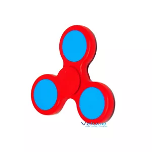 Fidget Spinner Handheld Toy Fast Speed Red Blue Color Plastic Toys Hobbies - Picture 1 of 1