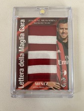 2014-15 Epoch Jeremy Menez Series 2 Match Worn Patch 12/12 AC Milan Soccer Card