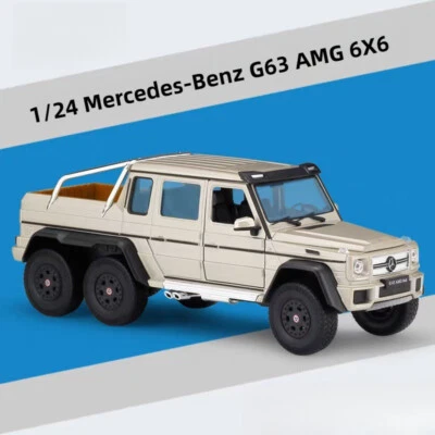 1:24 Scale Mercedes-Benz G63 AMG 6X6 Metal Car Model Toys Ornament GIFT IDEA - Image 1 of 4