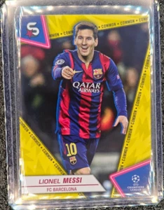 2023-24 Topps UEFA Superstars Yellow Photo Variation SSP Lionel Messi Legend - Foto 1 di 2