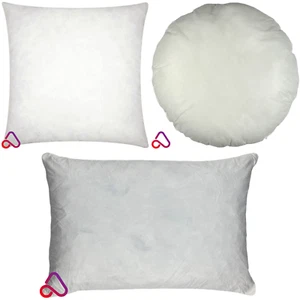Hollowfibre Cushion Insert Square Rectangle Circle Inner Filler Pad Sofa Pillow - Picture 1 of 4