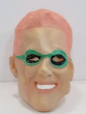 JIM CARREY RIDDLER DC Comics Full Head Latex MASK 1995 Batman Forever Movie  - Image 1 of 4