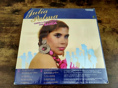 JULIA PALMA CANTA A JUAN GABRIEL CON BANDA LA MENTIRA LP/1989 LUNA/NEAR MINT !! - Image 1 of 4