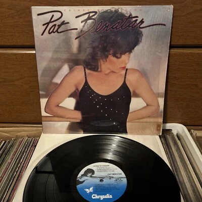 Pat Benatar Crimes Of Passion LP Vinyl White Label Chrysalis Records CHE 1275 EX - Image 1 of 3