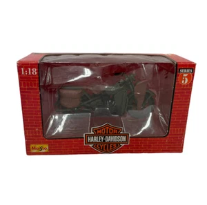 Maisto Harley Davidson Series 5 1:18 Scale 1942 WLA Flat Head Motor Cycle - Picture 1 of 6