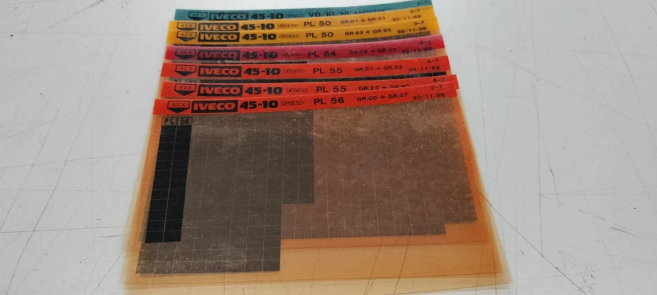 Microfiche Catalogo Ricambi IVECO 45.10 TURBO - DEL 30/11/1988 - Immagine 1 di 1