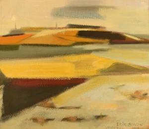 Erik Bonow, Danish painter. Oil on canvas. "Vendsyssel", 1963. - Picture 1 of 7