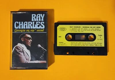 Ray Charles - Georgia on My Mind Cassette Tape - Italian Import - Tested - Image 1 of 4