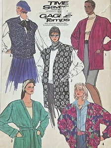Simplicity Sewing Pattern 7698 Vest Jacket Cardigan 1986 Uncut Size 10,12,14 - Picture 1 of 3
