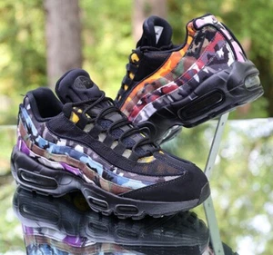 Nike Air Max 95 ERDL Fiesta Hombre Talla 7 Negro Multicolor Personalizado AR4473-001 - Imagen 1 de 16