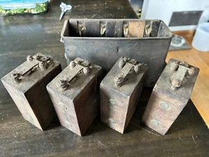 4x Ford Script Model T coil & box holder Buzz Ignition 1923 1927 Ignition Pack - Picture 1 of 17