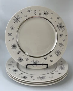 Fine Arts Romance of The Stars Cream Dinner Plate Set Of 4 Mint - Picture 1 of 14