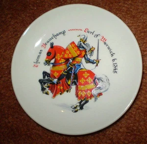 ALCESTER GOODLIFFE NEALE PIN DISH ~ THOMAS BEAUCHAMP EARL OF WARWICK - Picture 1 of 2