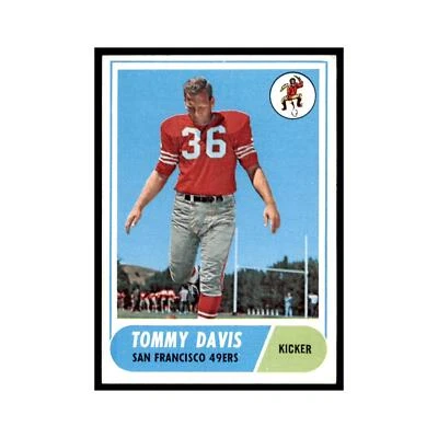 1968 Topps Tommy Davis 49ers #165 - Image 1 of 3