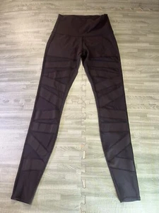 Leggings Lululemon neri Wunder fascia sotto rete taglia 6 vita alta - Foto 1 di 7