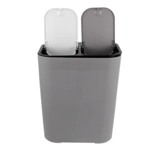 Dry and Wet Separation Trash Can Office Kitchen Recycling Waste Bin - Picture 1 of 12