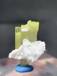 Natural 3.95gm Green Tourmaline Crystal Bunch from Chapu Mine – Skardu Origin - Picture 1 of 5