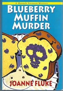 Blueberry Muffin Murder by Joanne Fluke (2002, hcdj) ~ SIGNED 1st mystery series - Picture 1 of 2